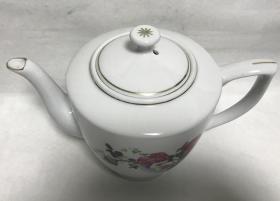 七八十年代北京大华陶瓷厂贴花茶壶 时光沉淀的珍品