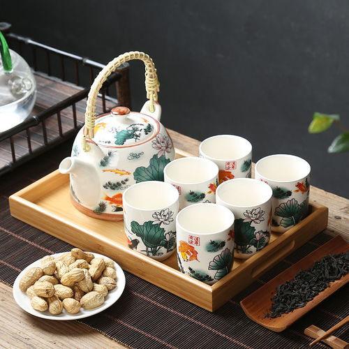 功夫茶香盈满室，简约青花伴清欢——匠心特制陶瓷茶具套装